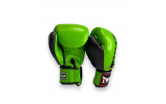 Боксерские перчатки TWINS Special BGVL3-2TA green black 10 oz