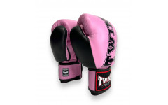 Боксерские перчатки TWINS Special BGVL3-2TA pink black 10 oz