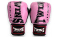Боксерские перчатки TWINS Special BGVL3-2TA pink black 14 oz Боксерские перчатки TWINS Special BGVL3-2TA pink black 14 oz