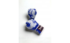 Боксерские перчатки TWINS Special FBGVL3-49 blue-white 10 oz