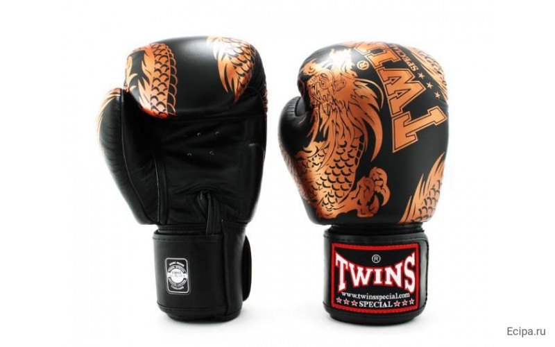 Боксерские перчатки TWINS Special FBGVL3-49 black 16 oz