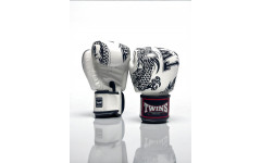 Боксерские перчатки TWINS Special FBGVL3-49 white black 16 oz Боксерские перчатки TWINS Special FBGVL3-49 white black 16 oz