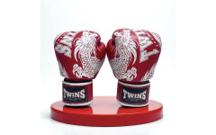 Боксерские перчатки TWINS Special FBGVL3-49 red white 12 oz Боксерские перчатки TWINS Special FBGVL3-49 red white 12 oz