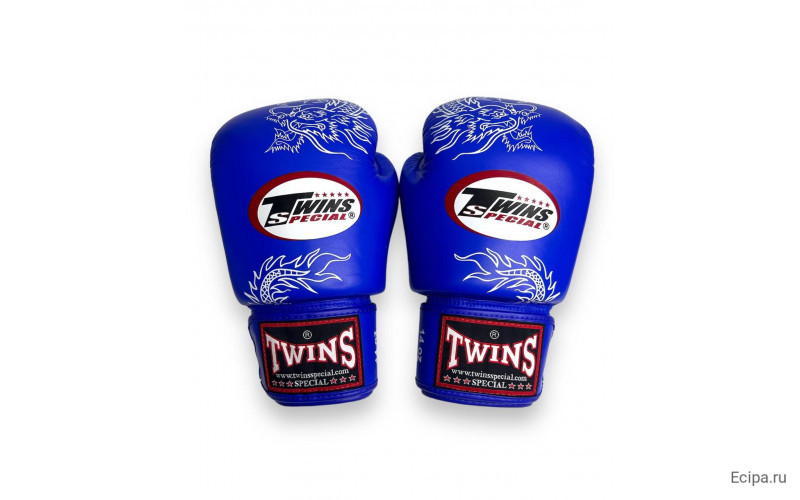 Боксерские перчатки Twins Special FBGVL3-6 blue white 14 oz