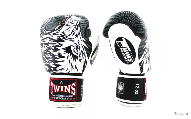 Боксерские перчатки Twins Special FBGVL50 white 10 oz