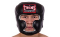 Защитный боксерский шлем Twins HGL6 black L