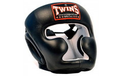 Защитный боксерский шлем Twins HGL6 black M Защитный боксерский шлем Twins HGL6 black M