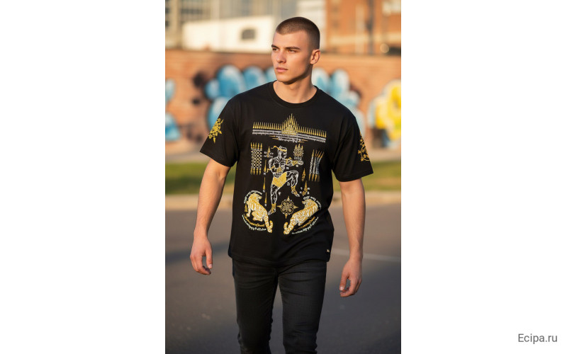 Футболка Тайский бокс Gold Shirts N1 XL
