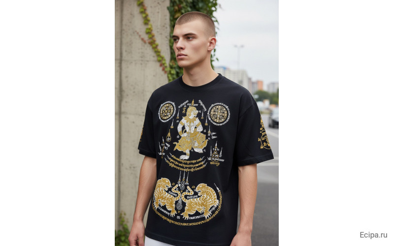 Футболка Тайский бокс Hanuman Gold M