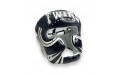 Шлем боксерский Twins Special FHGL3-TW5 black white L