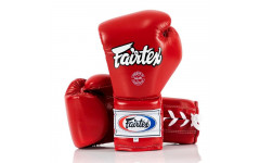 Перчатки боксерские на шнурке Fairtex BGL7 red 16 oz