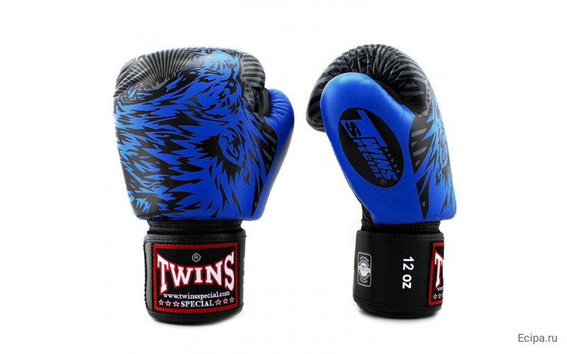 Боксерские перчатки Twins Special FBGVL50 blue 10 oz