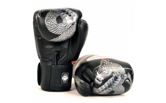 Боксерские перчатки Twins FBGVL3-23 black silver 16 oz Боксерские перчатки Twins FBGVL3-23 black silver 16 oz