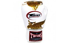 Боксерские перчатки Twins FBGVL3-23 white gold 14 oz