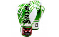 Боксерские перчатки TWINS FBGVL3-TW2 WHITE-GREEN 10 oz Боксерские перчатки TWINS FBGVL3-TW2 WHITE-GREEN 10 oz