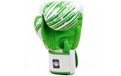 Боксерские перчатки TWINS FBGVL3-TW2 WHITE-GREEN 10 oz