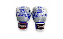 Боксёрские перчатки FBGVL3-TW5 white blue 16 oz Боксёрские перчатки FBGVL3-TW5 white blue 16 oz