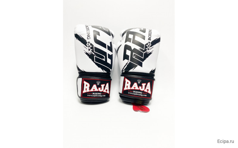 Боксерские перчатки Raja model 3 white 14 oz