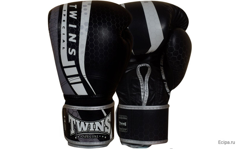 Боксерские перчатки Twins Special BGVL15 black 12 oz