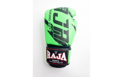 Боксерские перчатки Raja model 3 green 10 oz