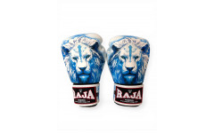 Боксёрские перчатки Raja Leo Frost 16 oz Боксёрские перчатки Raja Leo Frost 16 oz