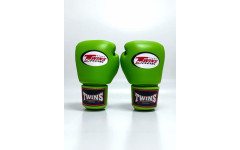 Боксерские перчатки Twins Special BGVL3 green neon 14 oz Боксерские перчатки Twins Special BGVL3 green neon 14 oz